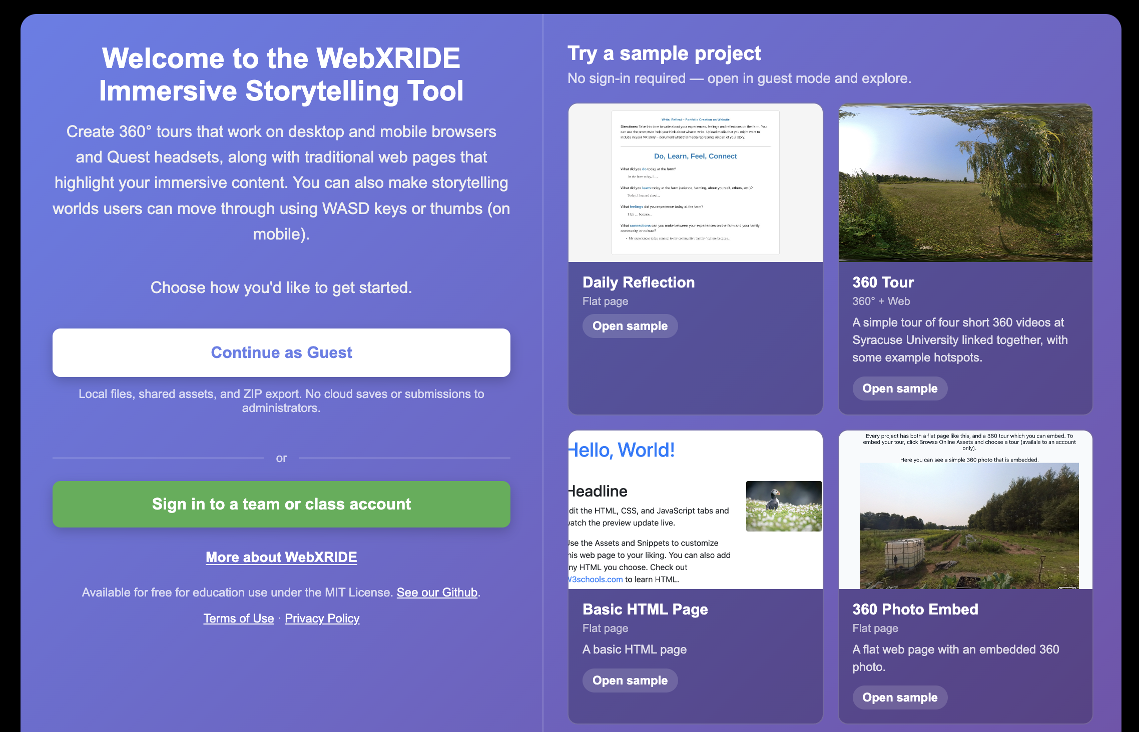 The 360 Hotspot Tool is Now WebXRIDE 2.8